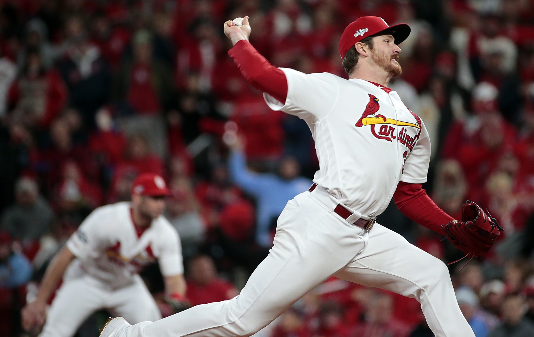 Cardinals, Nationals open NLCS at Busch
